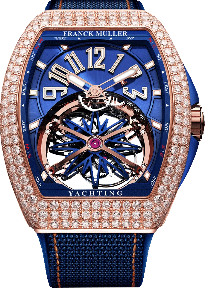 Заказать Franck Muller  Mens Collection Gravity Vanguard Yachting  V 45 T GR CS BL D RG