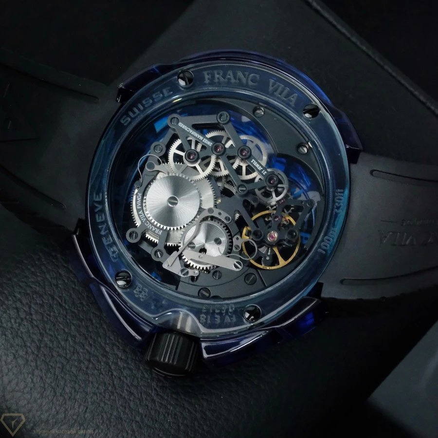 Часы Franc Vila  Cobra Skeleton Suspended Blue Neoralite  18E.NEO.V03