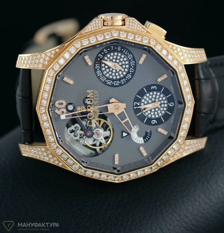 Часы Corum  Admirals Cup Rose Gold Tourbillon Gmt Limited Edition  397.551.85/0001 AK12