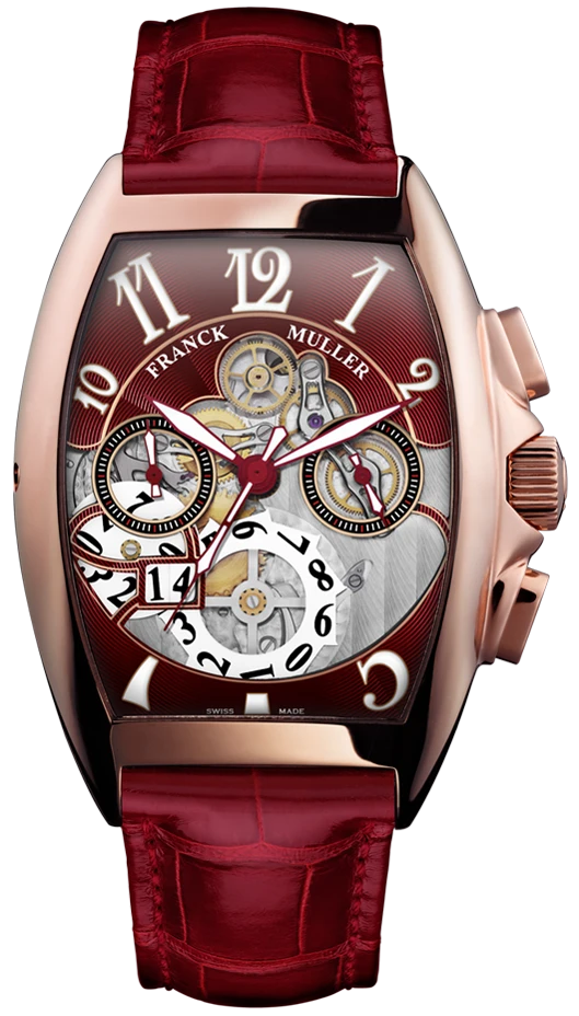 Заказать Franck Muller  Mens Collection Cintree Curvex Grande Date  8083 CC GD SQT OG R