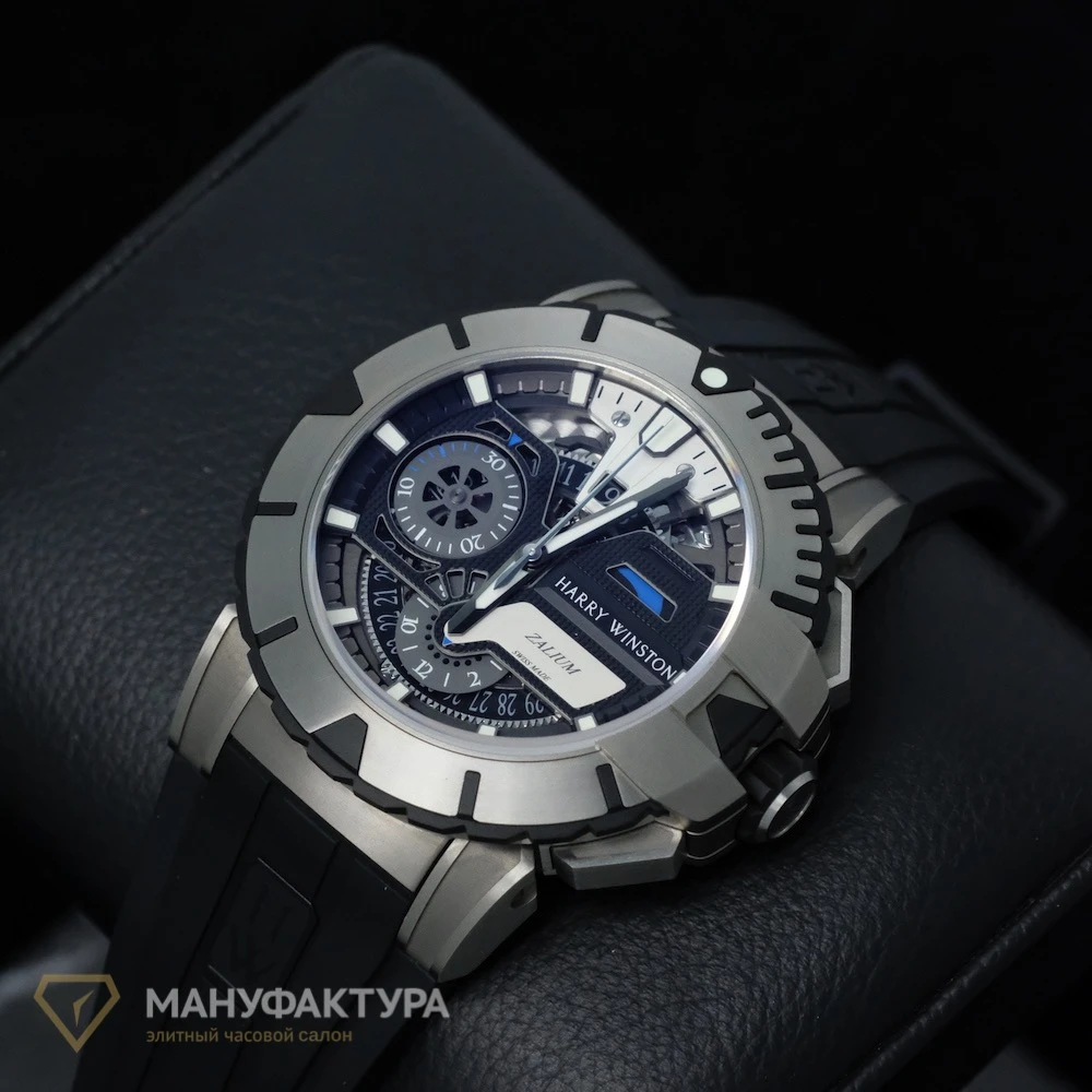 Часы Harry Winston  Ocean Sport Zalium Chronograph Limited Edition   411/MCA44ZC.K2