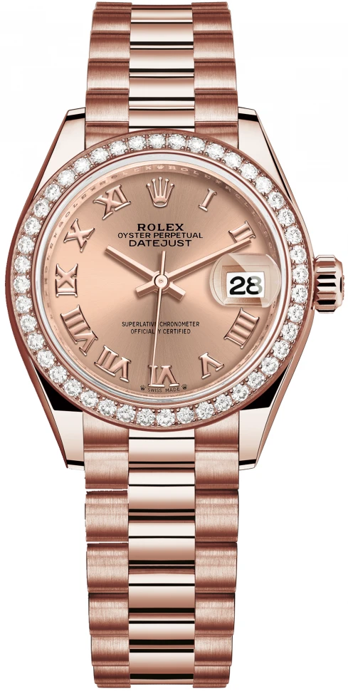 Заказать Rolex  Lady-Datejust Oyster Perpetual 28 Mm  m279135rbr-0027