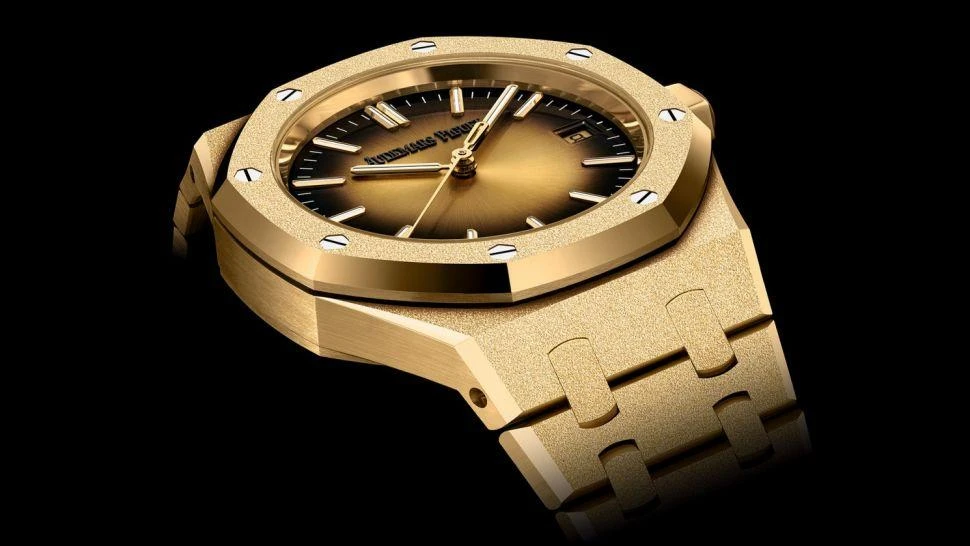 Заказать Audemars Piguet  Royal Oak Frosted Gold Selfwinding  15550BA.GG.1356BA.01