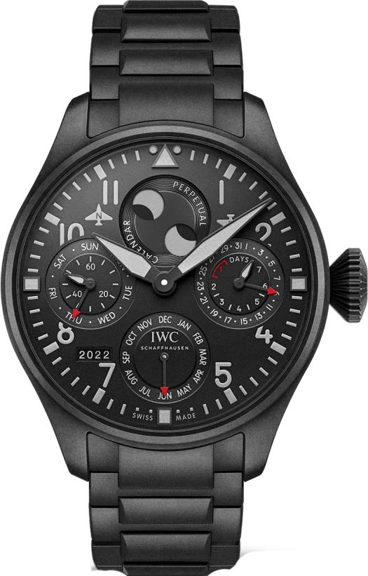 Заказать Iwc  Big Pilots Watch Perpetual Calendar Top Gun Ceratanium  IW503604