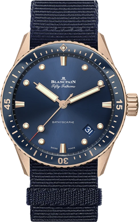 Заказать Blancpain  Fifty Fathoms Bathyscaphe  5000 36S40 NAOA