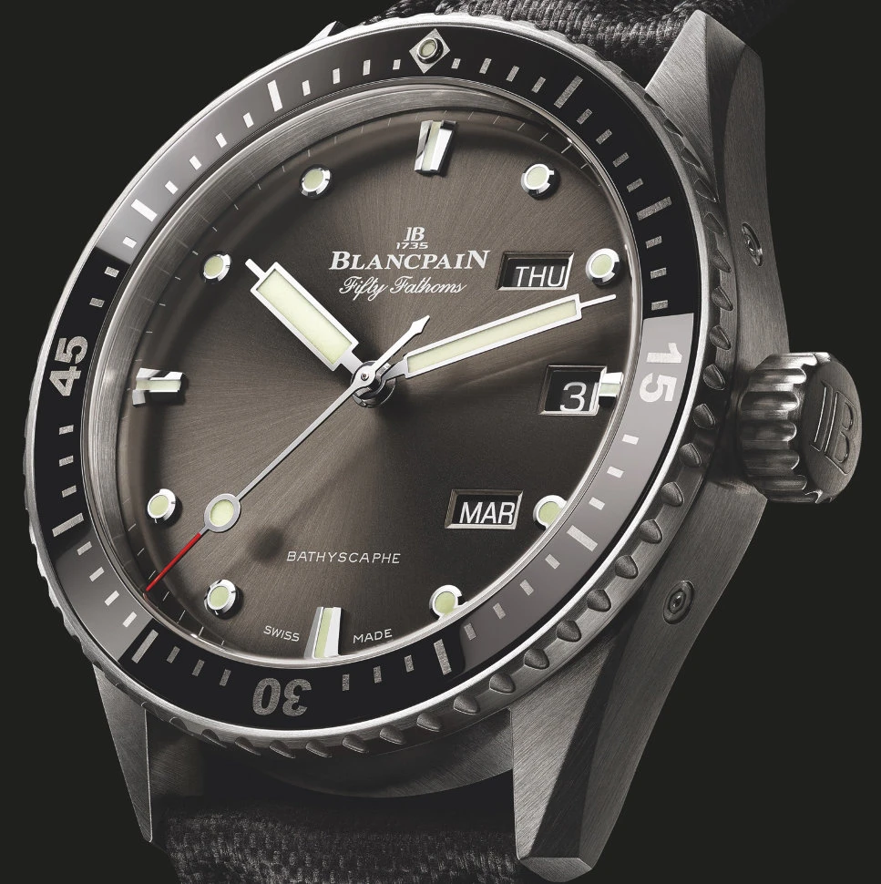 Заказать Blancpain  Fifty Fathoms Bathyscaphe  5071 1110 B52A