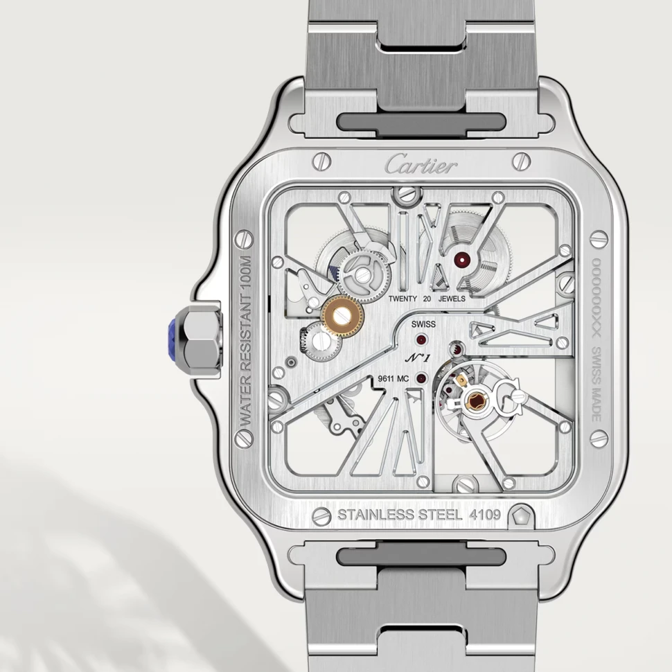 Заказать Cartier  Santos De Skeleton Watch  WHSA0014