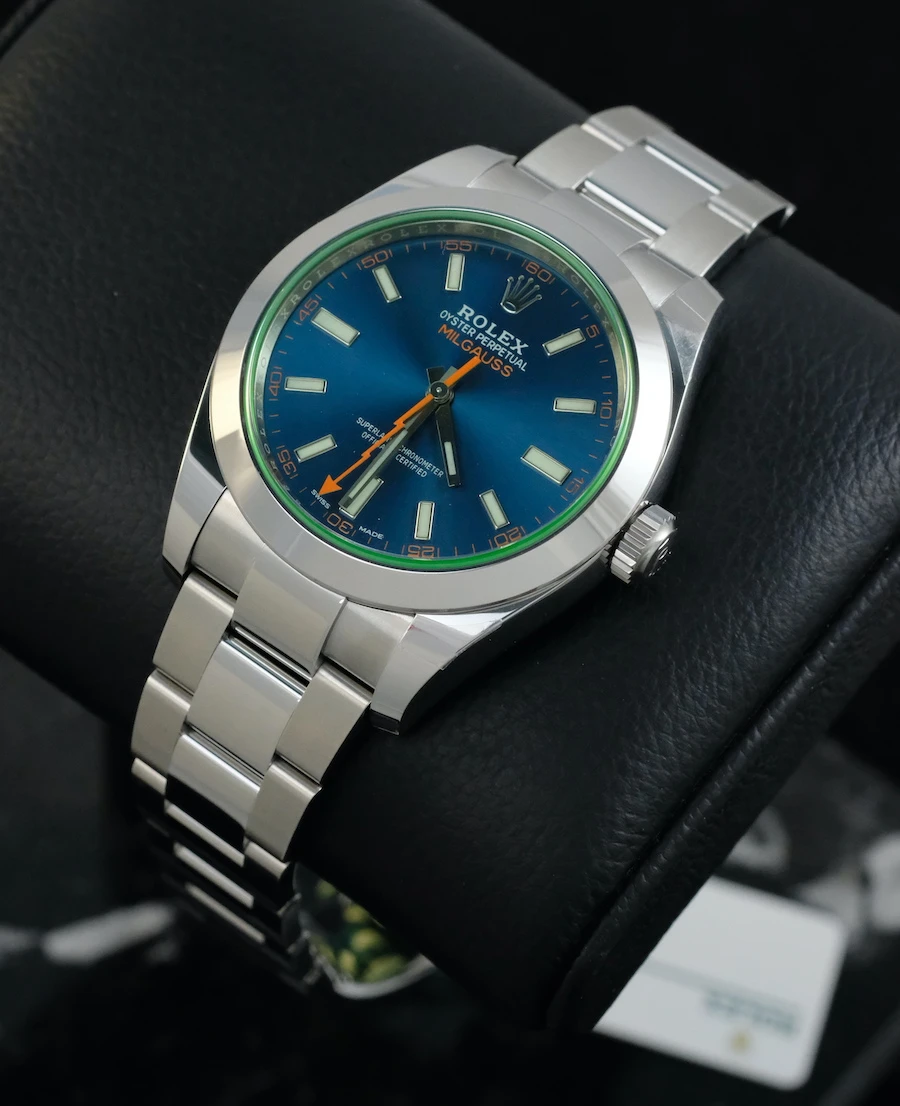 Часы Rolex  Milgauss Z Blue 2021  116400GV