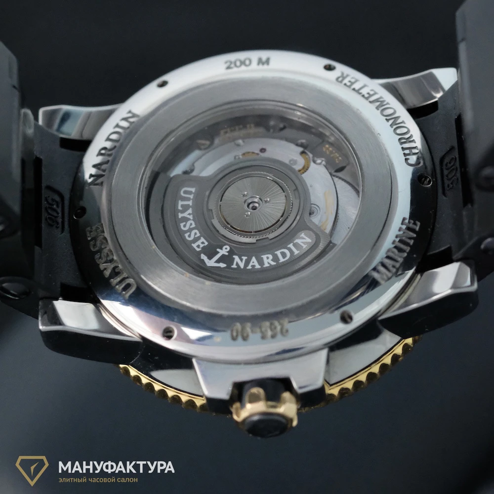 Часы Ulysse N  Maxi Marine Diver Titanium And Gold  265-90-3C/92
