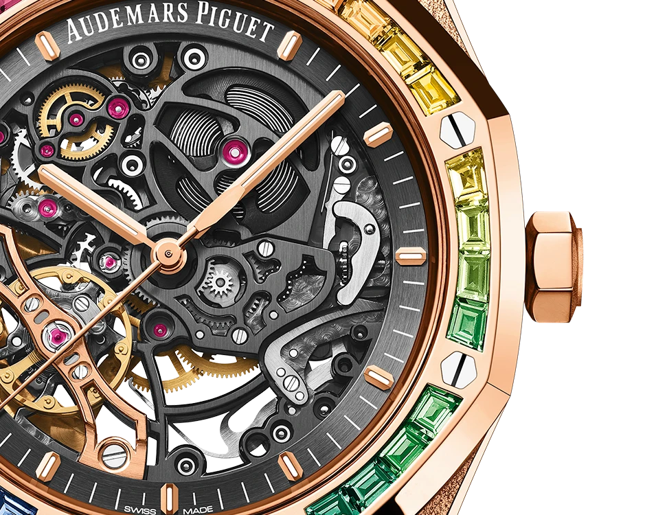 Заказать Audemars Piguet  Royal Oak Frosted Gold Double Balance Wheel Openworked  15412OR.YG.1224OR.01-B