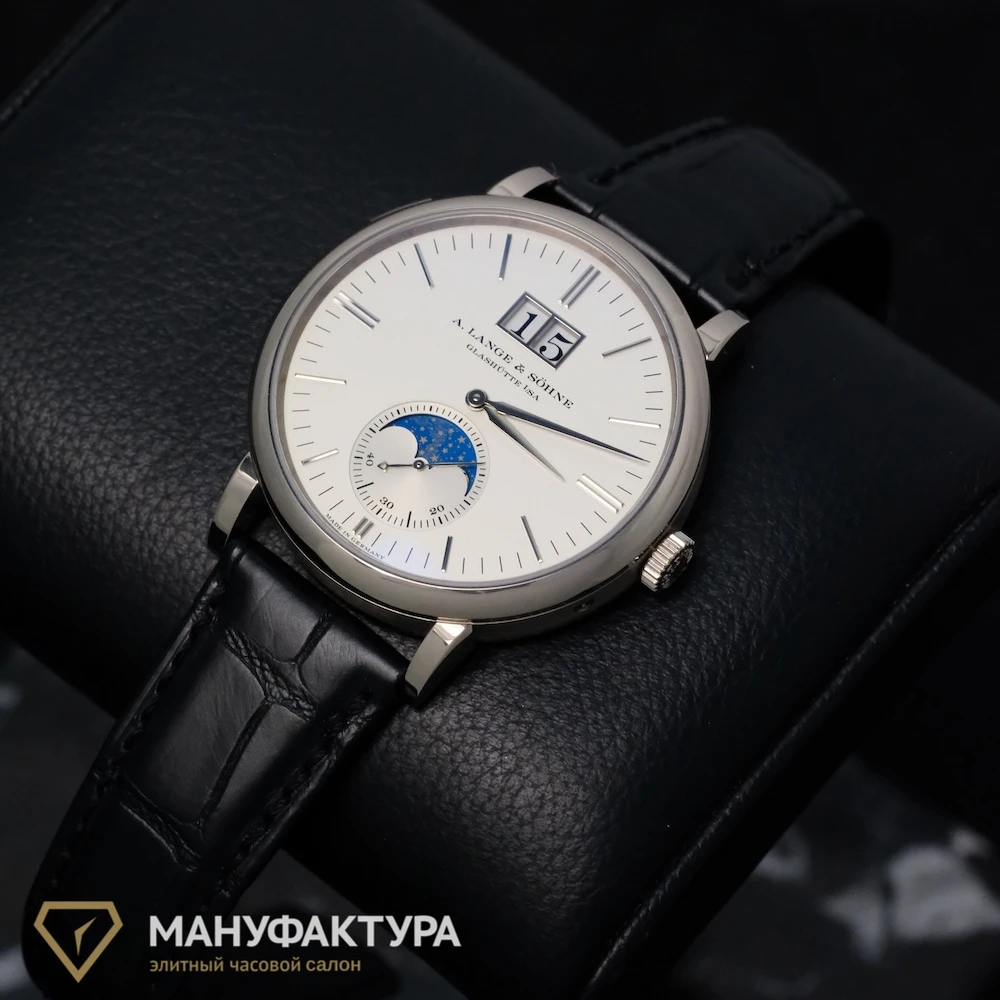 Часы A. Lange &amp; Sohne  Saxonia Moon Phase White Gold  384.026