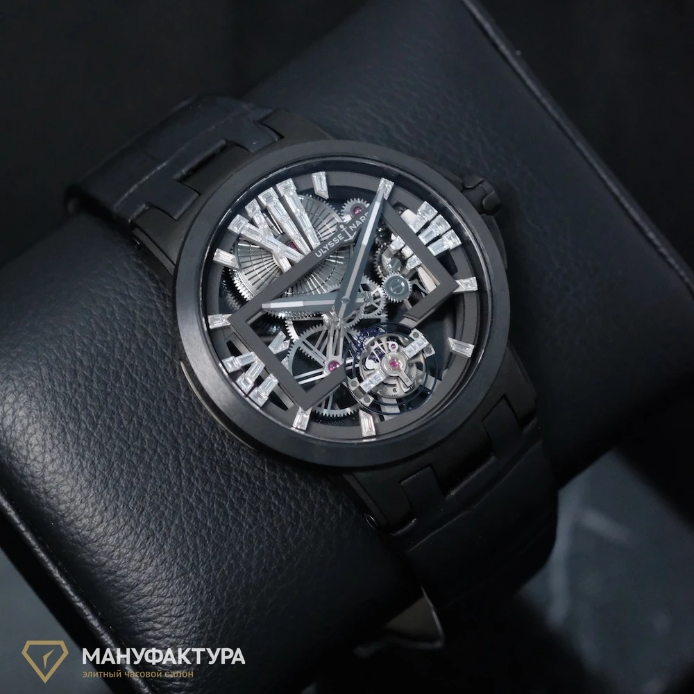 Часы Ulysse N  Executive Skeleton Tourbillon  1713-139/MAGIC-BLACK
