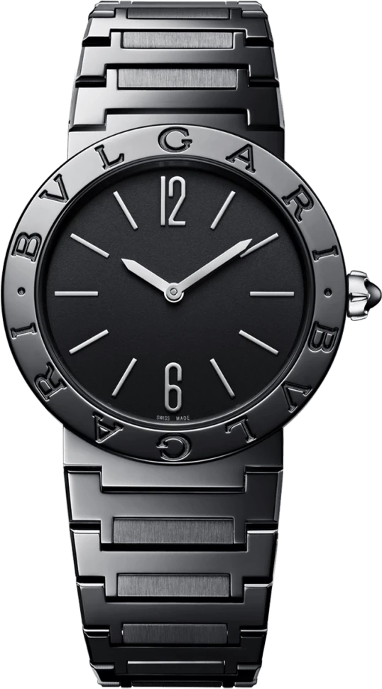 Заказать Bvlgari  Quartz Black Dial Ladies Watch Stainless  103557