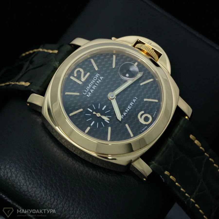 Часы Panerai  Luminor Marina 44Mm 18K Yellow Gold  PAM00140