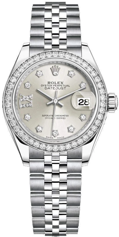 Заказать Rolex  Lady-Datejust 28 Oyster  m279384rbr-0021