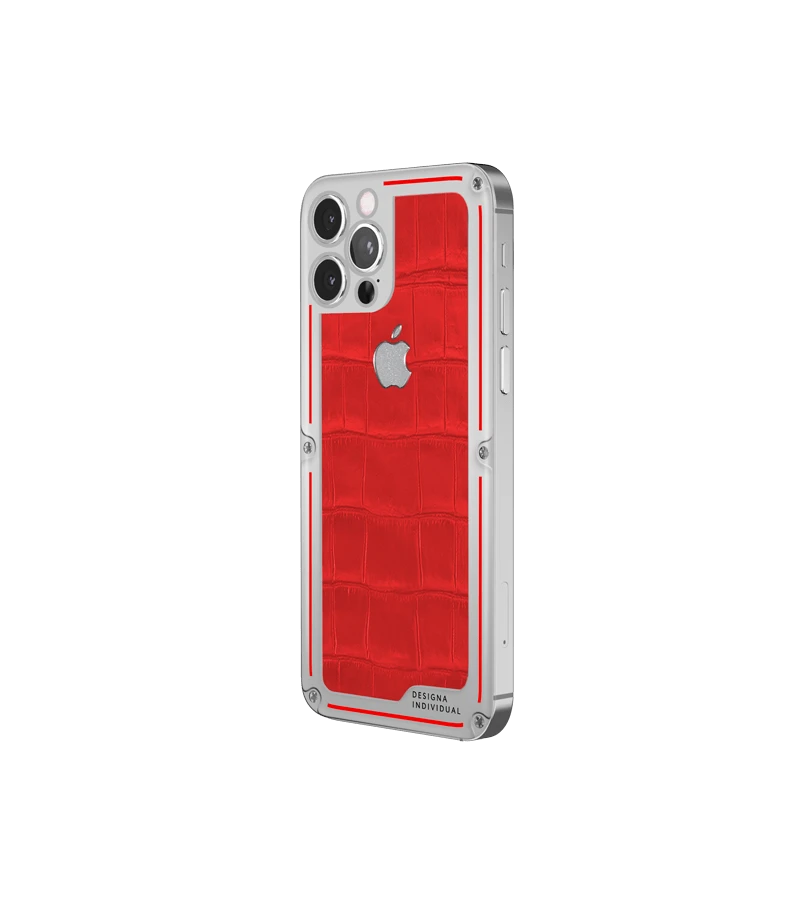 Кастомный Телефон Designa Individual  Leather Red &amp; White  