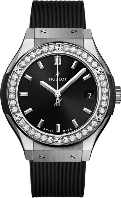 Заказать Hublot  Classic Fusion Titanium Diamonds  581.NX.1470.RX.1104