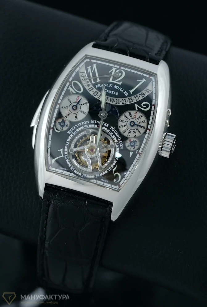 Часы Franck Muller  Cintree Curvex Tourbillon Minute Repeater Perpetual Calendar  7885 RMT QP
