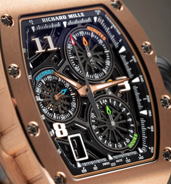 Часы Richard Mille  Rm72-01 Automatic Chronograph Rose Gold  RM72-01