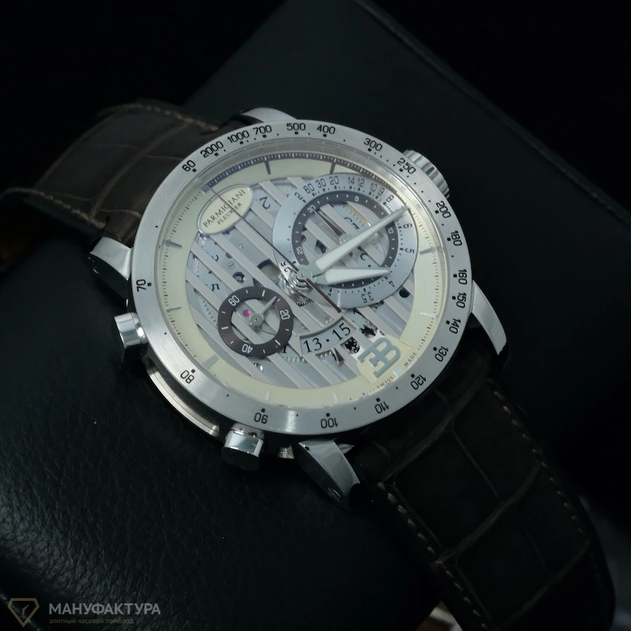 Часы Parmigiani  Bugatti Atalante Flyback Chronograph Platinum Limited Edition  PF603170-01