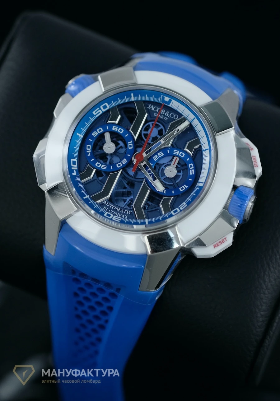 Часы Jacob &amp; Co  Epic X Chrono Summer  EC313.20.PE.LL.GHB4D