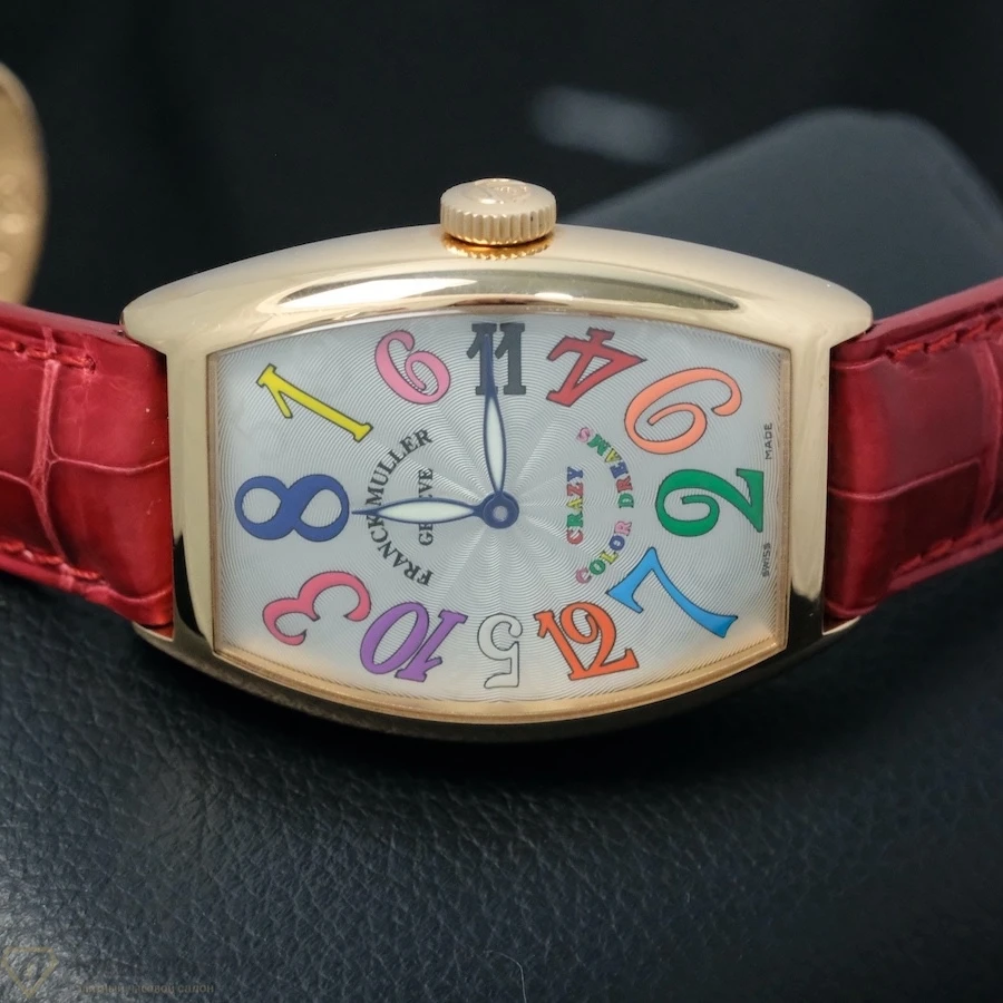 Часы Franck Muller  Cintree Curvex Watch  5850 SC COL DRM