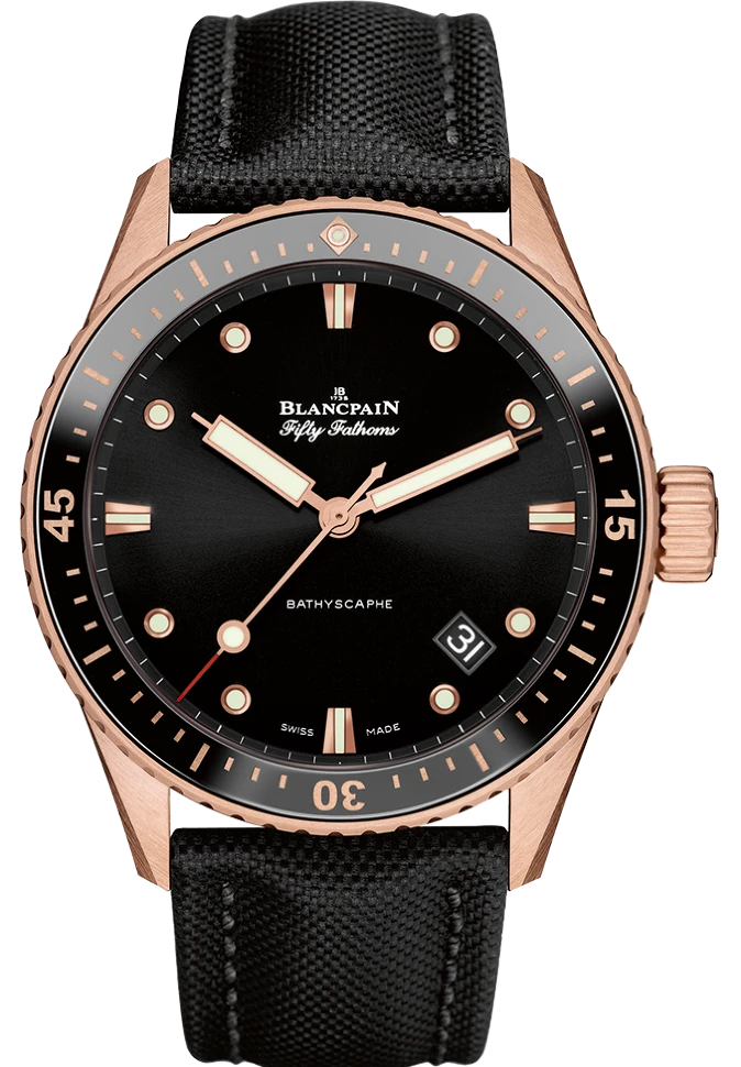 Заказать Blancpain  Fifty Fathoms Bathyscaphe  5000 36S30 B52A