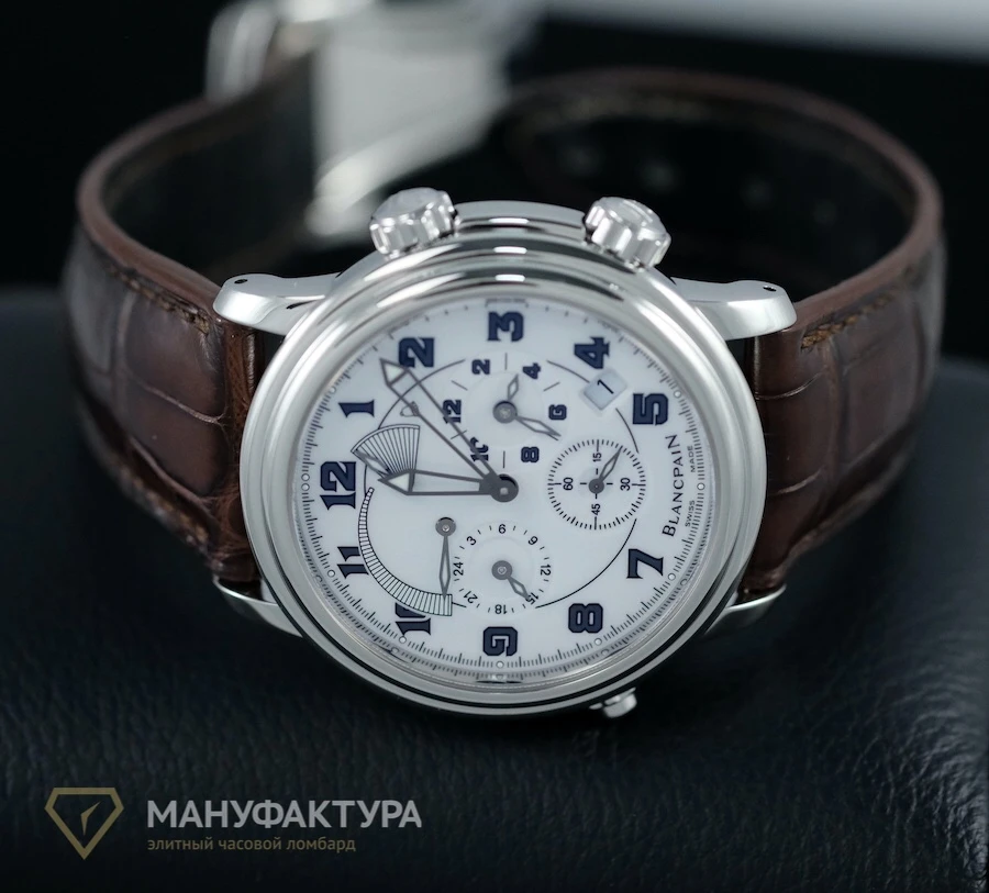 Часы Blancpain  Leman Reveil Gmt Alarm Steel  2041-1127M-53B
