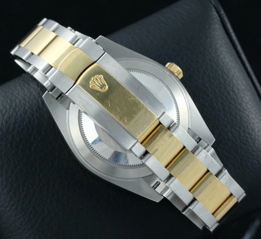 Часы Rolex  Black Index Oyster Rolex Datejust 41Mm Stainless Steel And Yellow Gold  126333