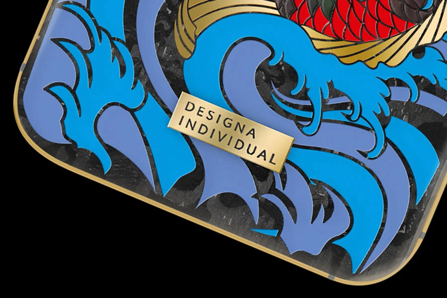 Кастомный Телефон Designa Individual  The Koi Carbon Project  