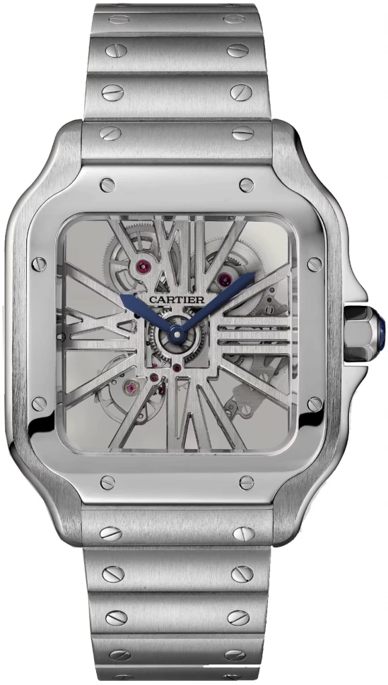 Заказать Cartier  Santos De Skeleton Watch  WHSA0014