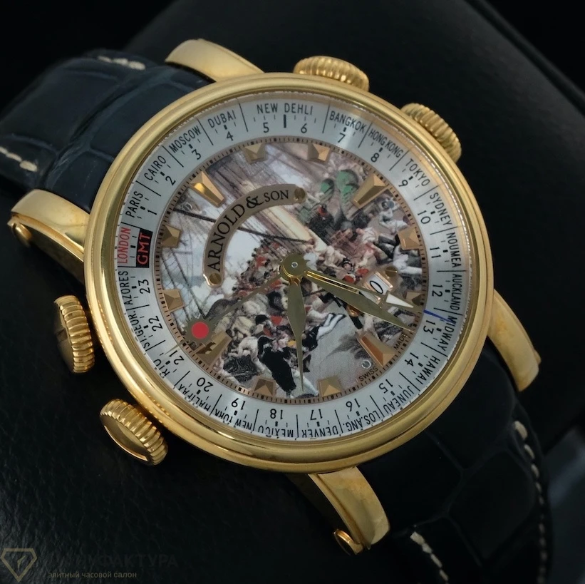 Часы Arnold &amp; Son  Hornet Royal Nelson’s Death  1H6AP.D02A.C60B