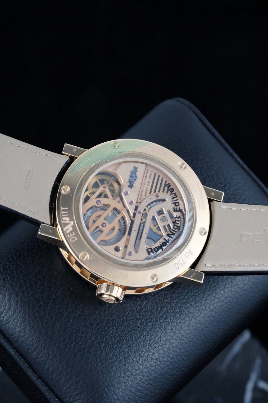 Часы DeWitt  Academia Hour Planet Gmt Black Tie Edition  AC.GMT.003.S2