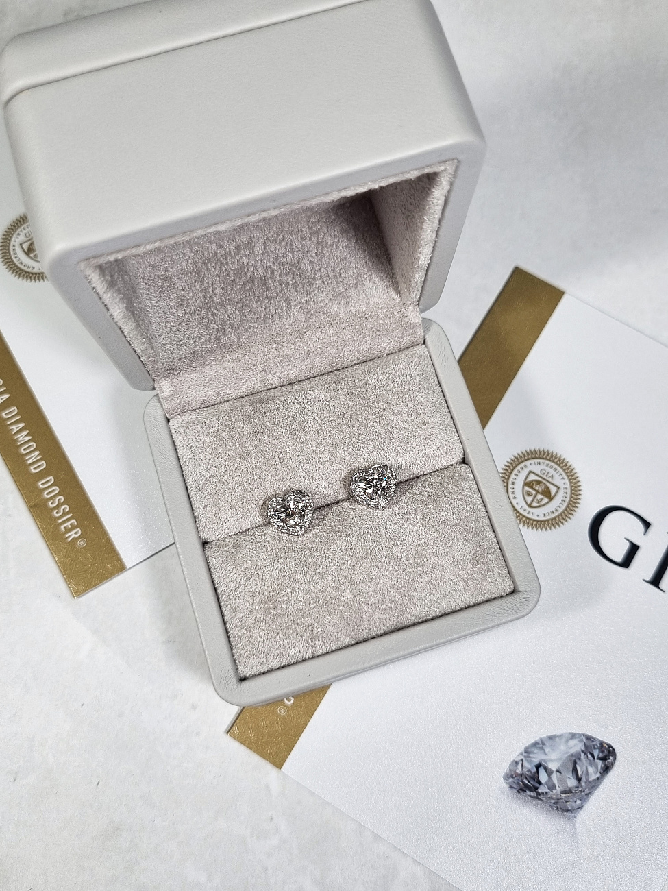 Украшение NO NAME  Серьги 0,73/0,74 Ct. H/Vs   