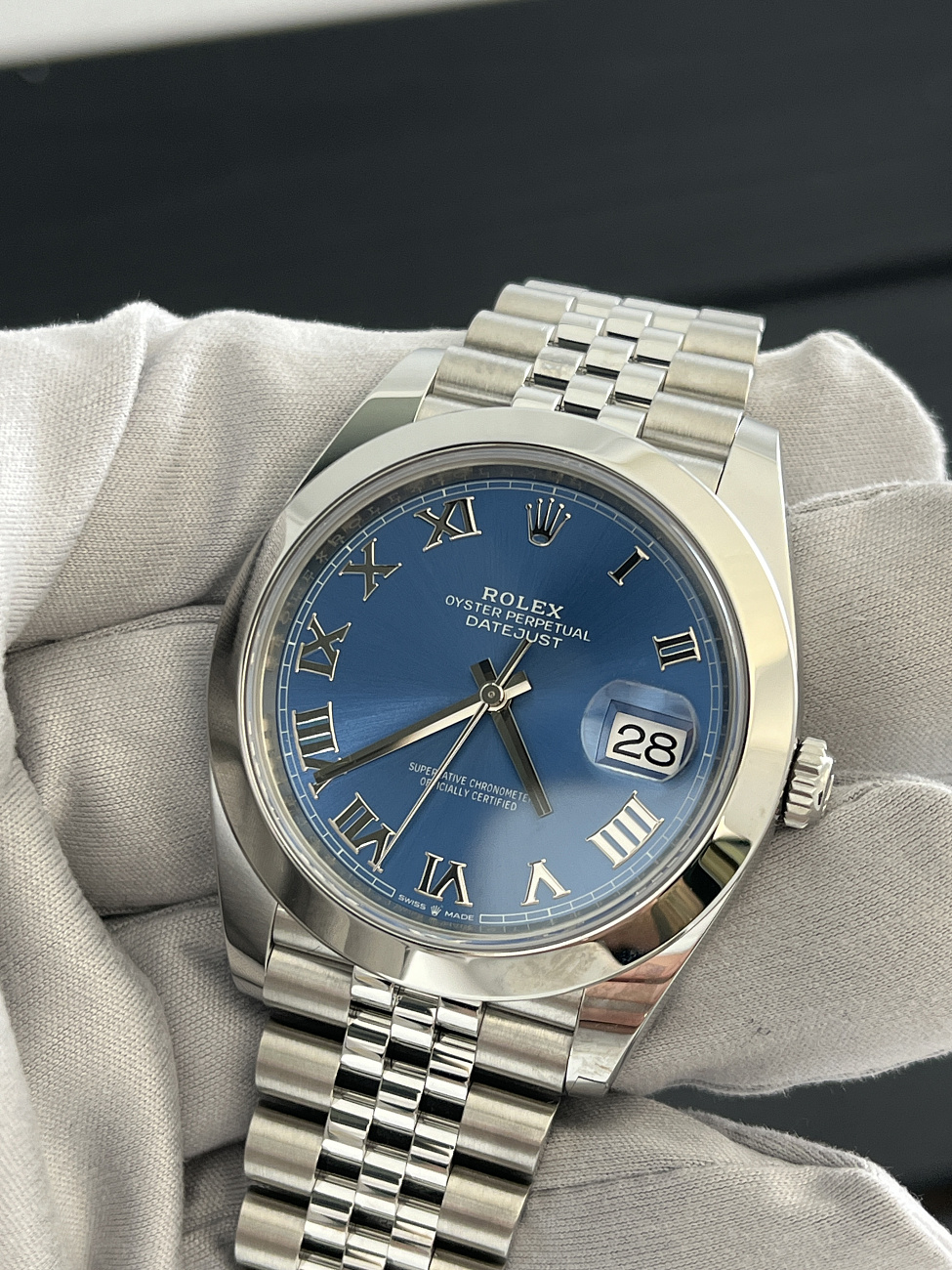 Часы Rolex  Datejust 41Mm Blue Azzurro  126300
