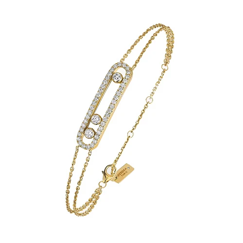 Украшение Messika  Move Classique Pavé Yg   Move Classique Diamond Pavé Bracelet 03995 