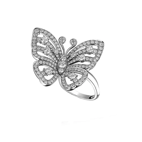 Украшение Van Cleef & Arpels  Flying Butterfly In Between The Finger Ring   