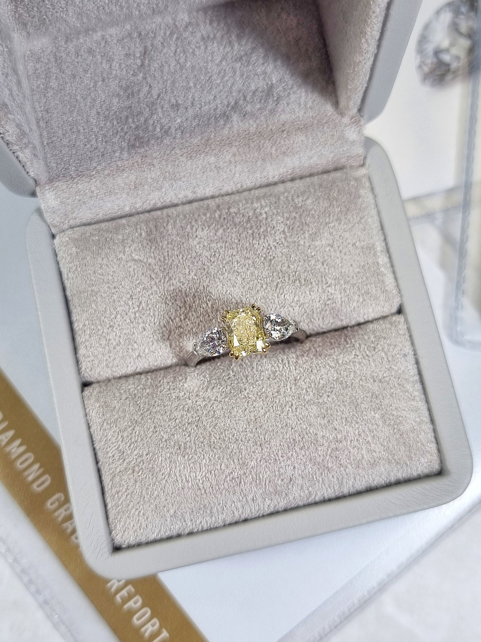 Украшение NO NAME  Кольцо С Бриллиантом 1,51 Ct. W To X Range/Vs2   