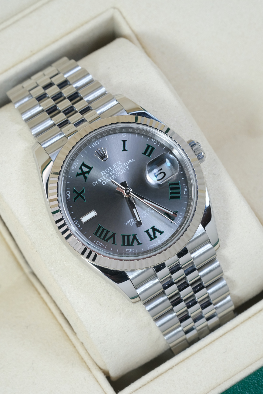 Часы Rolex  Datejust 36Mm Wimbledon Dial  126234