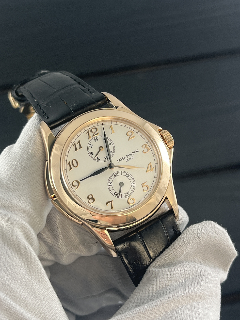 Часы Patek Philippe  Calatrava Travel Time Rose Gold  5134R