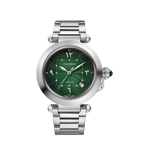 Часы Cartier  Pasha Automatic Green Dial Limited Edition 200 Pcs  WSPA0022