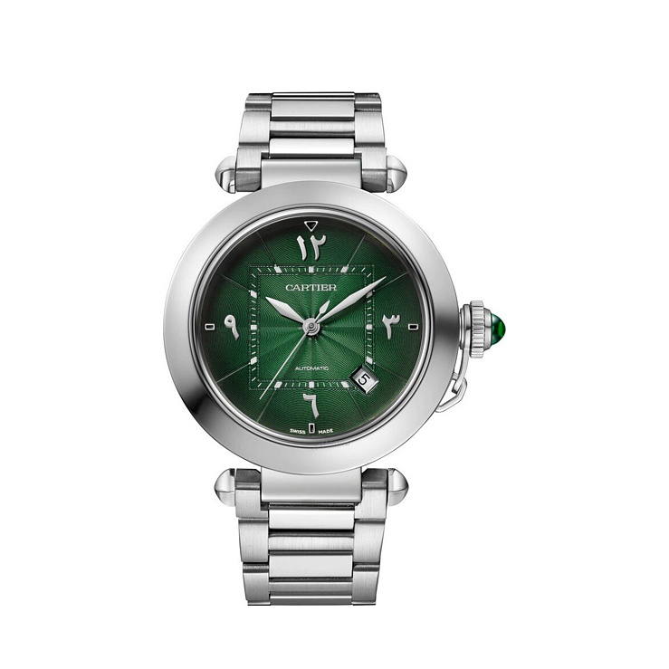 Часы Cartier  Pasha Automatic Green Dial Limited Edition 200 Pcs  WSPA0022