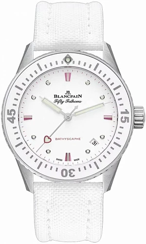 Заказать Blancpain  Fifty Fathoms Valentines Day 2023  5100A 1127 W52A