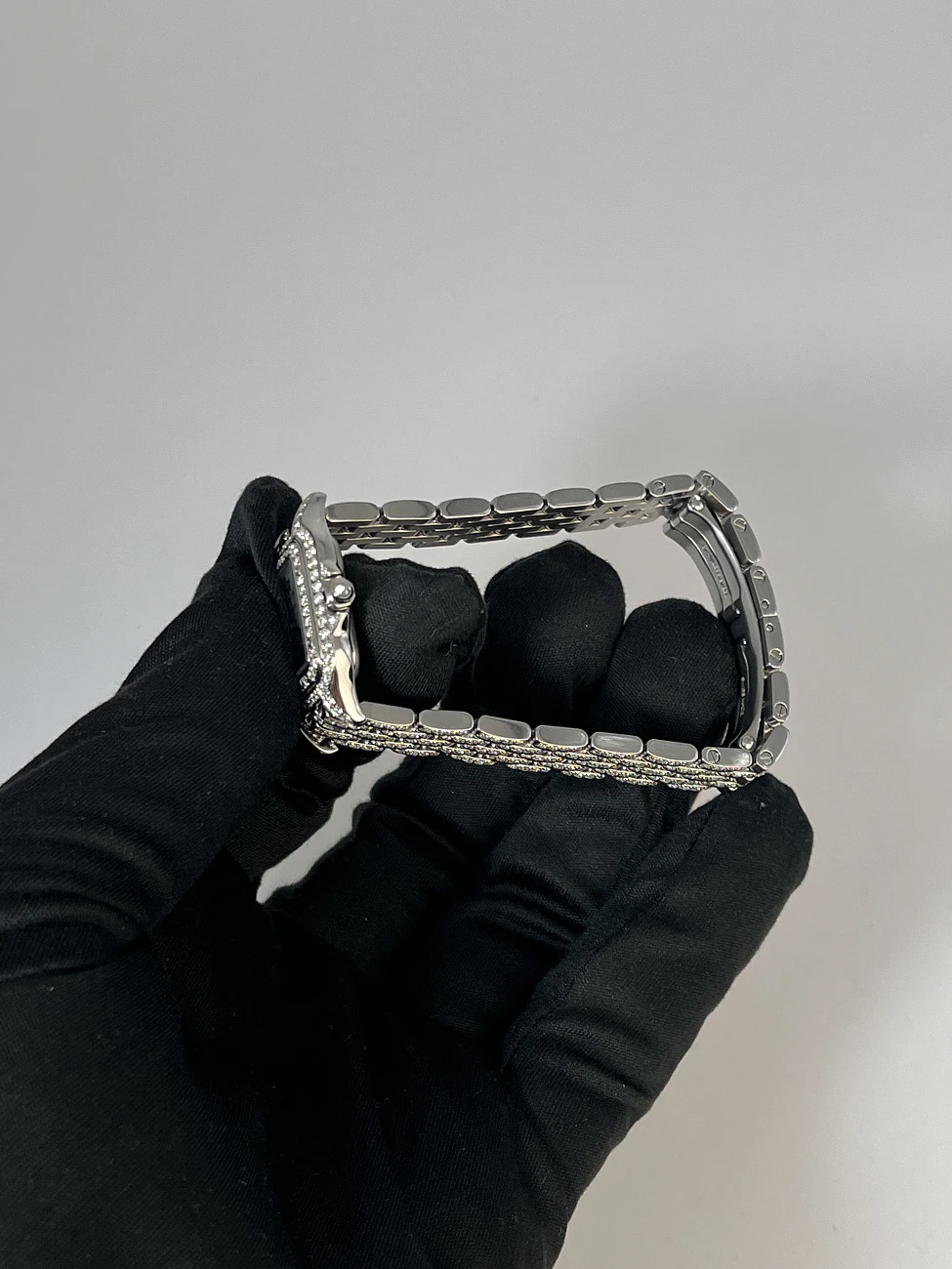 Часы Cartier  Small Panthere De Cartier Custom Diamonds Full Pave  WSPN0013 FIX