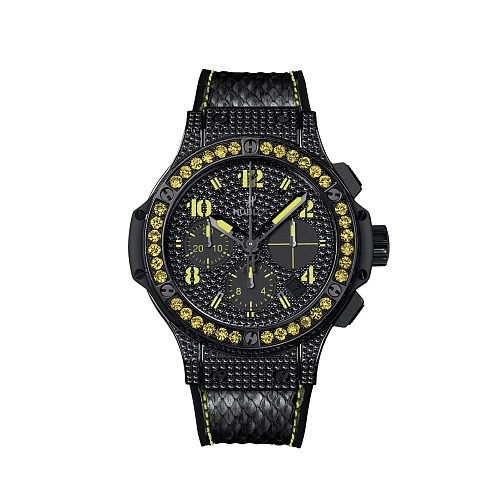 Часы Hublot  Black Fluo Yellow  341.SV.9090.PR.0911