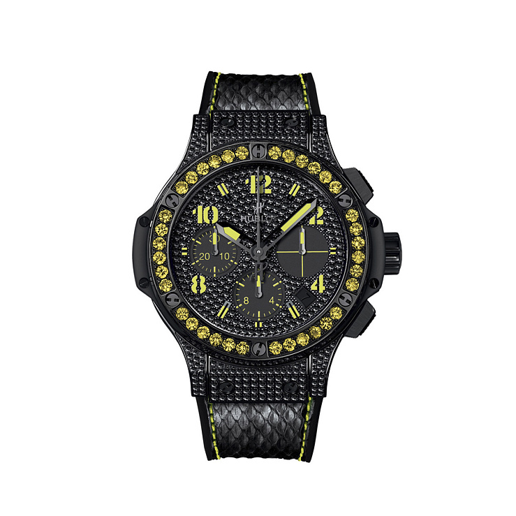 Часы Hublot  Black Fluo Yellow  341.SV.9090.PR.0911