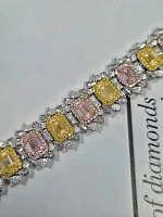 Украшение GIA  Браслет с бриллиантами 29,91 ct.    
