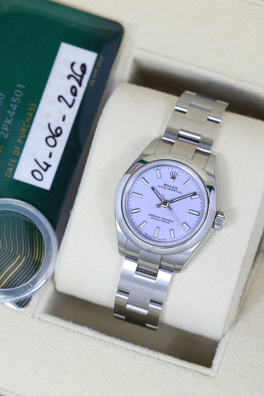 Часы Rolex  Oyster 28mm Lavender Dial  276200-0008