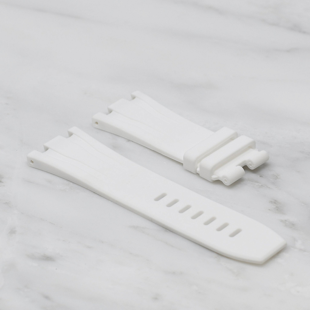 Часовой ремешок Audemars Piguet  Ремешок Для Часов White Ap Royal Oak Offshore 44Mm Strap  