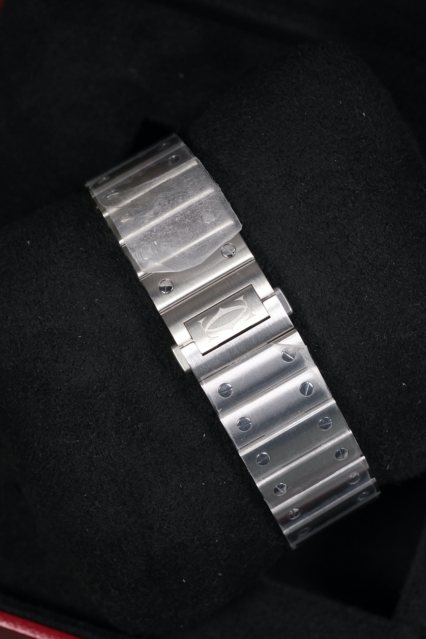 Часы Cartier  Santos De Cartier Watch Large Model Dual Time  WSSA0076